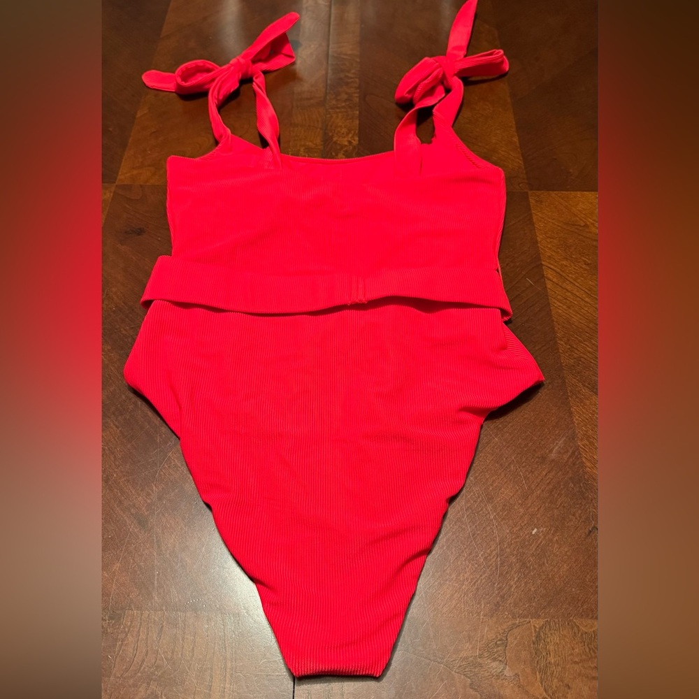 Beach Riot Red One Piece Swimsuit - Picture 4 of 7